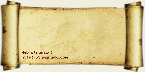 Branka Joksić vizit kartica